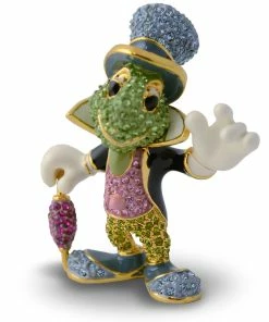 Promo 👏 Deals 🎉 Disney Arribas Figurine - Jiminy Cricket - Jeweled ✨ 🔔