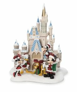 Hot Sale ❤️ Best Pirce 🌟 Disney Holiday Figurine - Cinderella Castle - Mickey And Friends 👏 😉