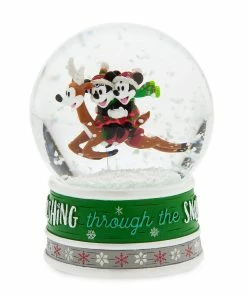 Buy 🎁 Coupon 👏 Disney Snow Globe - 2018 Holiday - Santa Mickey And Minnie Reindeer 🔔 😉