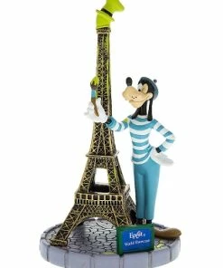 Budget 😍 New 🔔 Disney Figurine - Goofy Eiffel Tower ✔️ 🎉