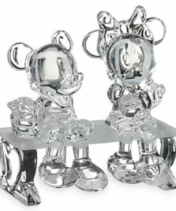 Brand new 😉 Discount 💯 Disney Arribas Figurine - Mickey And Minnie Mouse On Bench ⌛ 🛒