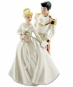 Best Sale 👏 Discount 🧨 Disney Cake Topper - Prince Charming And Cinderella Figurine 🤩 😉