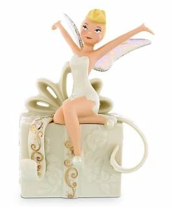 Best Pirce 🤩 Deals ⌛ Disney Lenox Figurine - Tinker Bell On Gift 👍 🌟
