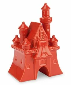 Budget 💯 Best Pirce 🤩 Disney Miniature Figurine - Fantasyland Castle - Dark Orange 🌟 😀