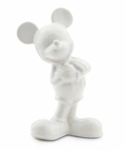 Buy ⌛ New 😉 Disney Figurine - Mickey Mouse Ceramic Figure - White 💯 😍