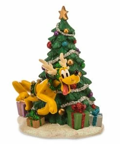 Brand new 😀 Budget 🧨 Disney ❄ ❄ Christmas Figurine - Pluto As Reindeer ✨ 🔔