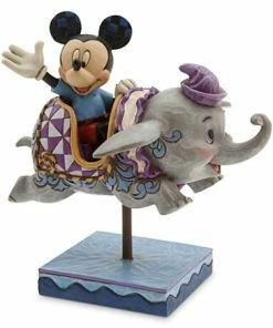 Deals 😍 Best Pirce 😍 Disney Jim Shore Figurine - Mickey Mouse And Dumbo 👏 🧨