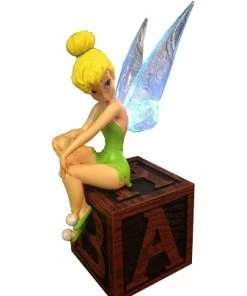 Buy ❤️ Hot Sale 👍 Disney Figurine - Tinker Bell On Block - Light Up ✔️ 👏