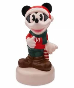 Promo 👏 New ❤️ Disney Holiday Figure - Santa Mickey Mouse Light Up - Vintage 👏 😉