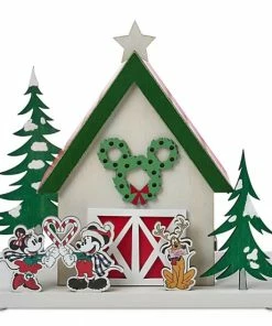 Buy ✨ Flash Sale 😉 Disney Holiday Figure - Light Up Barn - Mickey And Friends - Wood ⭐ ✨
