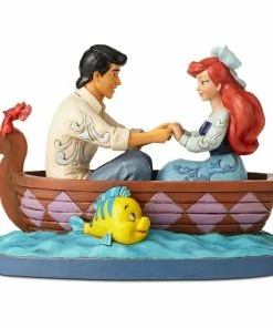 Budget 🥰 Cheap 😍 Disney Jim Shore Figurine - The Little Mermaid - Waiting For A Kiss 🎉 😀