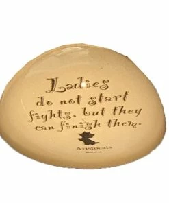 Cheap 👏 Best reviews of 😉 Disney Paperweight - Aristocats - Ladies Do Not Start Fights 😀 🎁