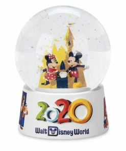 Coupon 🧨 Wholesale 🔔 Disney Snow Globe - 2020 Mickey And Minnie Mouse - Resin 🤩 ✨