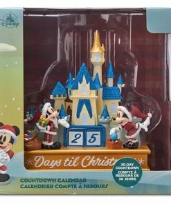 Best Sale 😀 Cheap 😀 Disney ❄ ❄ Christmas Countdown Calendar - Mickey & Minnie With Castle 🤩 👏