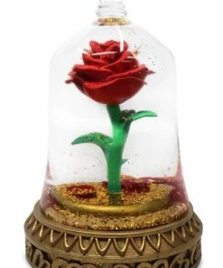 Coupon 😀 Buy 🔥 Disney Snow Globe - Beauty And The Beast Enchanted Rose 🥰 ⭐