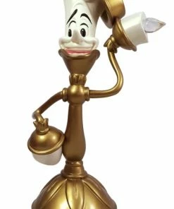 Promo 💯 Cheap 🎉 Disney Figurine - Lumiere Light-Up - Beauty And The Beast ✔️ ✨