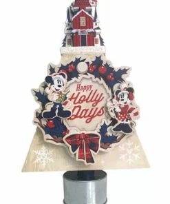 Discount 🥰 Coupon 🎉 Disney Holiday Figure Tree - Mickey And Friends - Spinning Musical 🎉 🥰