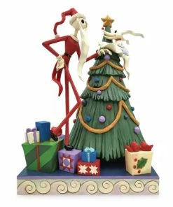 Flash Sale 😍 Cheapest 🎉 Disney Jim Shore Figurine - Nightmare Before ❄ ❄ Christmas - Decking The Halls 🎁 👏