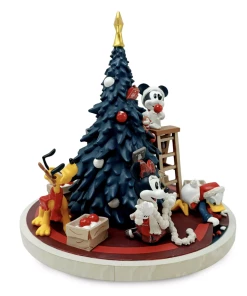 Hot Sale 🔥 Cheap ⌛ Disney Musical Figurine - Mickey & Friends Decorate 🎄 🎄 Christmas Tree 🎉 🛒