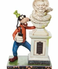 Cheap ⌛ Brand new 🌟 Disney Jim Shore Figurine - 50th Haunted Mansion Goofy 🧨 🥰