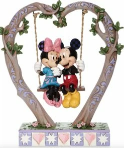 Outlet 👏 Best reviews of 👍 Disney Jim Shore Figurine - Mickey & Minnie - Sweethearts In Swing 😍 🤩
